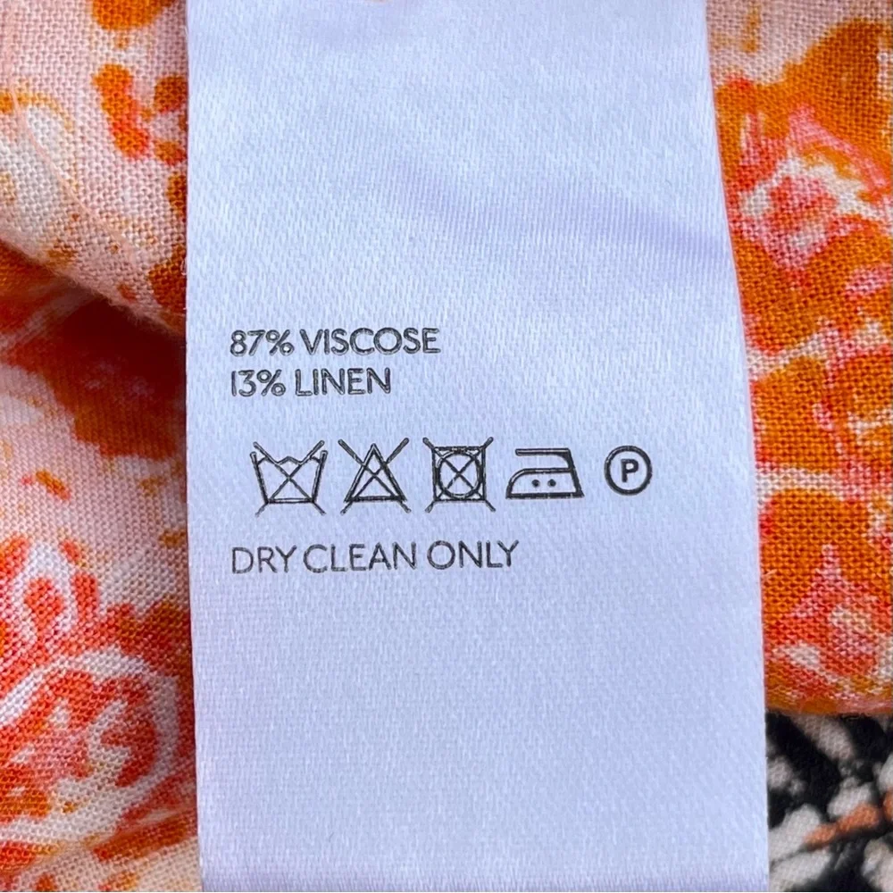 Free People Make My Day Tapestry Lounge Set Orange Top Harem Pants Boho Hippie S - Picture 11 of 12